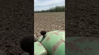 John Deere 830 with a Straight Pipe Rollin’ Coal Pulling a Disk [upl. by Berfield]