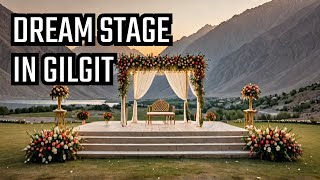 Beautiful wedding stage for Gilgit [upl. by Eardna31]