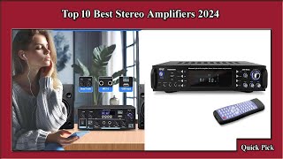 ✅ Top 10 Best Stereo Amplifiers 2024  Best Stereo Amplifiers [upl. by Marjie]