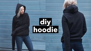 DIY Hoodie from Scratch  WITHWENDY [upl. by Adlen]