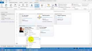 Outlook  Kontakte über Skype anrufen [upl. by Eusebio53]