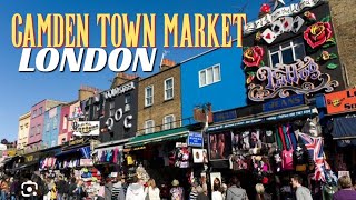 Camden Town Market Walked Camdentown Camden Market london [upl. by Annaiek764]