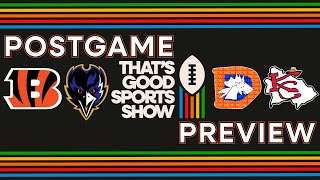 Bengals vs Ravens Recap amp Broncos vs Chiefs Preview HBTC [upl. by Neik61]