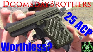 25 ACP Waste of Space or Lifesaver  ARMI Tanfoglio Review [upl. by Ahsuoj]