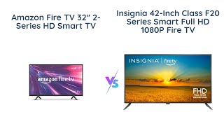 Amazon Fire TV 32quot vs Insignia 42quot Smart TV Comparison 📺🔍 [upl. by Hartzell907]