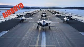 F35 F16 Elephant Walk • Eielson AFB [upl. by Kacey]