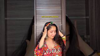 DIY Navratri headband💖🎀 minivlog diyprojects [upl. by Hackathorn]