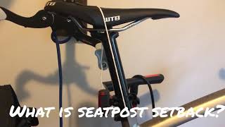 What is seatpost setback [upl. by Ornas]