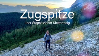 Zugspitze  Stopselzieher Klettersteig [upl. by Dracir]