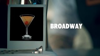 BROADWAY DRINK RECIPE  HOW TO MIX [upl. by Eizzil]