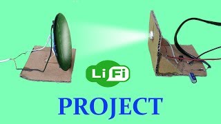 Li Fi Project  Transmit Data With Light  Creative Goutam [upl. by Lorou529]