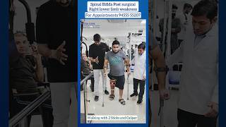 Spinal Bifida Post surgical Right lower limb weakness  Physiotherapy Treatment  Extra Care Lucknow [upl. by Relluf]