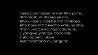 Urungano lyrics  Rugamba Sipiriyani  Amasimbi n Amakombe 1979  Rwanda  Karahanyuze [upl. by Anegal787]