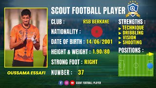 OUSSAMA ESSAFI 🔵 FORWARD 🔵 RSB BERKANE 🔵 BEST OF 202324 [upl. by Lavery]