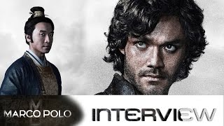 Marco Polo Interview mit Lorenzo Richelmy amp Chin Han zur neuen NetflixSerie [upl. by Daniala]