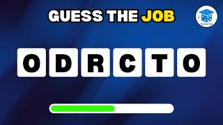 Jobs And Occupations Game  Unscramble Words [upl. by Egdirdle]