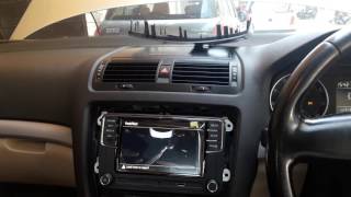 SKODA LAURA TOUCH SCREEN CAR STEREO WITH BLUETOOTH USB AUX from CLASSIC RAMESH NAGAR [upl. by Eidnyl]