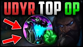 UDYR BREAKS TOP LANE GRASP CHANGES How to Play Udyr Top amp Carry Season 14 League of Legends [upl. by Studner]