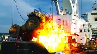 💥 Heavy Machinery FAILS and ACCIDENTS Caught on Tape [upl. by Anavahs805]