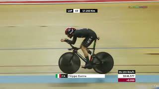 Filippo Ganna  Tissot UCI Hour Record Attempt Highlights [upl. by Asen]