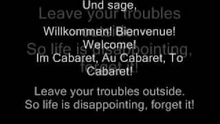 Wilkommen  Cabaret the Movie [upl. by Thorncombe]