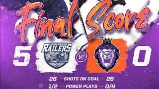 Royals vs Railers 122923  Highlights [upl. by Langston]