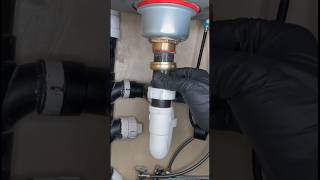 Leaking Drain Strainer Replacement plumbing diy helpingothers [upl. by Alleuol]