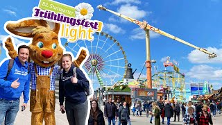 Das größte Volksfest nach dem Lockdown 🤩  Frühlingsfest Light Stuttgart 2022  Vlog 294 [upl. by Nytsirhc]