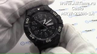 Обзор Мужские наручные часы Casio MRW210H1A [upl. by Knowle]