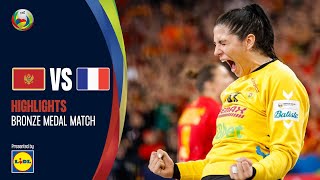 Montenegro vs France  Highlights  Bronze medal match  Women’s EHF EURO 2022 [upl. by Kelci289]