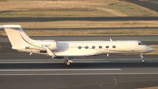 Gulfstream G550 Takeoff [upl. by Yro]