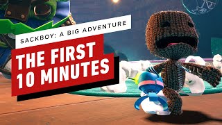 The First 10 Minutes of Sackboy A Big Adventure on PS5 4K [upl. by Backler]