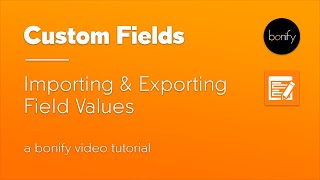 Custom Fields for Shopify  Importing and Exporting [upl. by Sola]