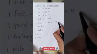 UNITS OF MEASUREMENT measurement conversion yard length quickmaths mathskill shorts short [upl. by Turnbull]