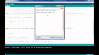 Arduino Tutorial Lesson 51  SD Card Write [upl. by Tiffy]