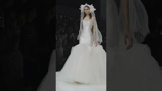 Lafine SS2025 Runway wedding dress Moonlit Elegance [upl. by Leupold]