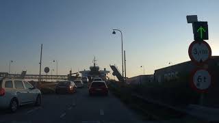 Scandlines sunset Ferry Crossing  Rødby Denmark  Puttgarden Germany Sept 2021 [upl. by Yarehs]