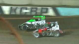 HIGHLIGHTS USAC Western States Midgets  The Dirt Track at Kern County Raceway Park  Apr 29 2023 [upl. by Arrat]