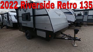 2022 Riverside Retro 135  RetroCool Ultra Lite Travel Trailer  OffRoad Package [upl. by Eecats555]