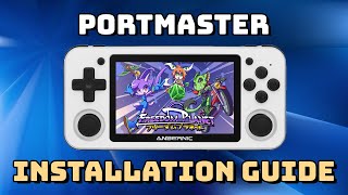 PortMaster on ArkOS RG351 devices RGB10 and more [upl. by Caitrin]