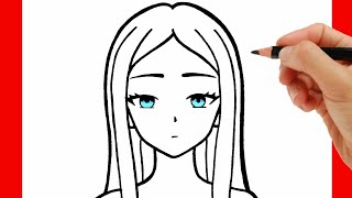 COMMENT DESSINER UNE FILLE FACILE [upl. by Aluino]