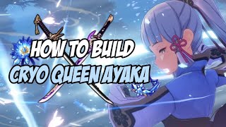 Ayaka Guide How to Build and Play Ayaka  Genshin Impact [upl. by Keg]