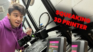 My 3D Is Printer SQUEAKING How I fixed it [upl. by Dnomyad]