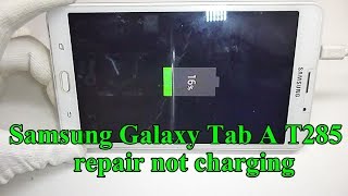 how to change usb connector Samsung Galaxy Tab A T285 [upl. by Noma]