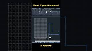 Use of Wipeout Command in AutoCAD autocad shorts [upl. by Cassey]