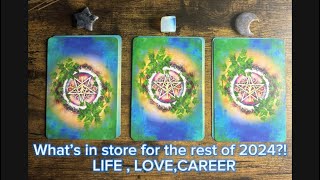 ✨❤️💰What’s in the store for the rest of 2024 LIFELOVE and CAREER Pick a card reading ￼✨❤️💰 [upl. by Sibel]