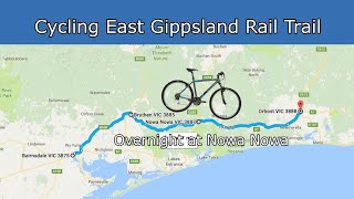 Cycling East Gippsland Rail Trail [upl. by Etteluap882]