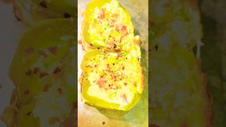 stuffed bell pepper🫑🍳 trending food cooking cookingshorts shortsvideo foodie shorts egg [upl. by Tannie297]