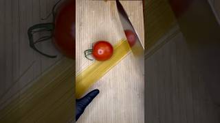 Spaghetti with Tomato spaghetti noodles eat eatingshow eating satisfying [upl. by Mafala]