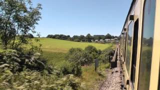 Paignton amp Dartmouth Steam Railway  Full Round Trip Part 1  250712 [upl. by Johst]